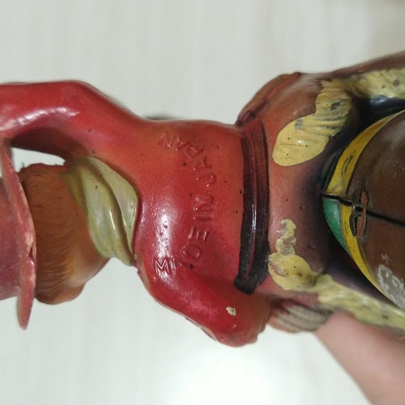 Vintage Japan Alps Toy Co. Celluloid Cowboy/Tin Horse Windup Toy - Picture 6 of 8